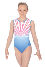 Load image into Gallery viewer, Z543OLY Olympia Multi-coloured Matt Lycra Gymnastics Leotard
