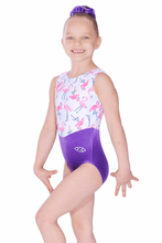 Load image into Gallery viewer, Girls Sleeveless Gymnastic Leotard
