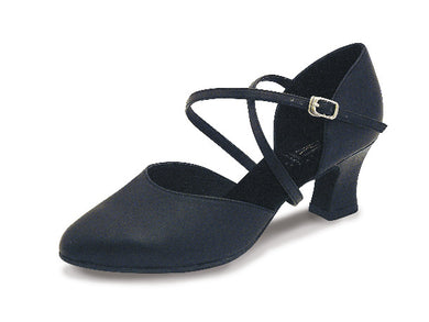 Black Adults Closed Toe Ballroom Shoes