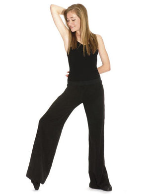 Black Girls and Ladies Cotton Lycra Jazz Dance Pants