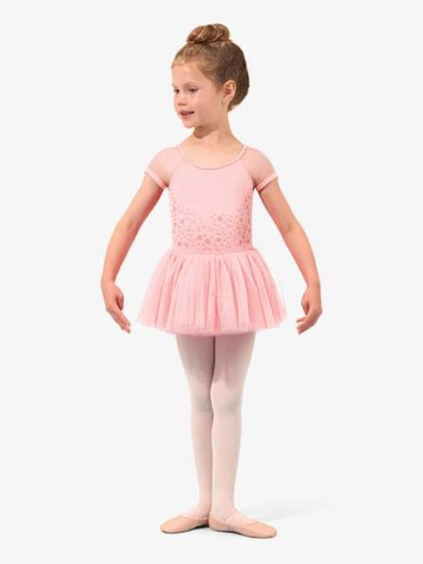 Childrens Dora Cap Sleeve Tutu Leotard