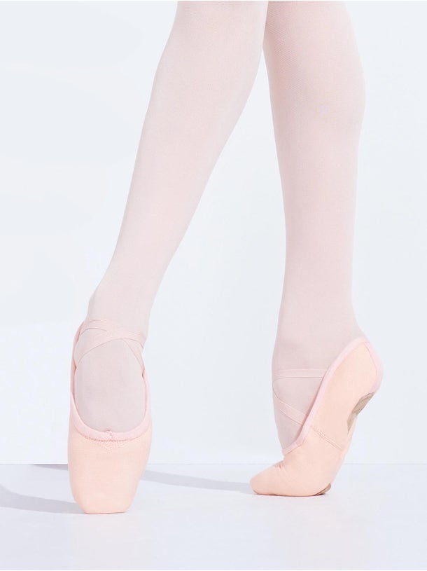 Pink Adults Pro Canvas Ballet Shoe