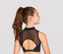 Load image into Gallery viewer, Contrast Zip Front Crop Top (FT5237C)

