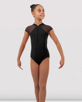 Childrens Vanessa Zipper Front Leotard