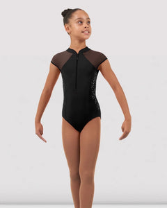 Childrens Vanessa Zipper Front Leotard