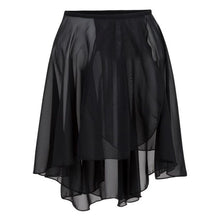 Load image into Gallery viewer, Black Ladies Light Crepe Dance Skirt
